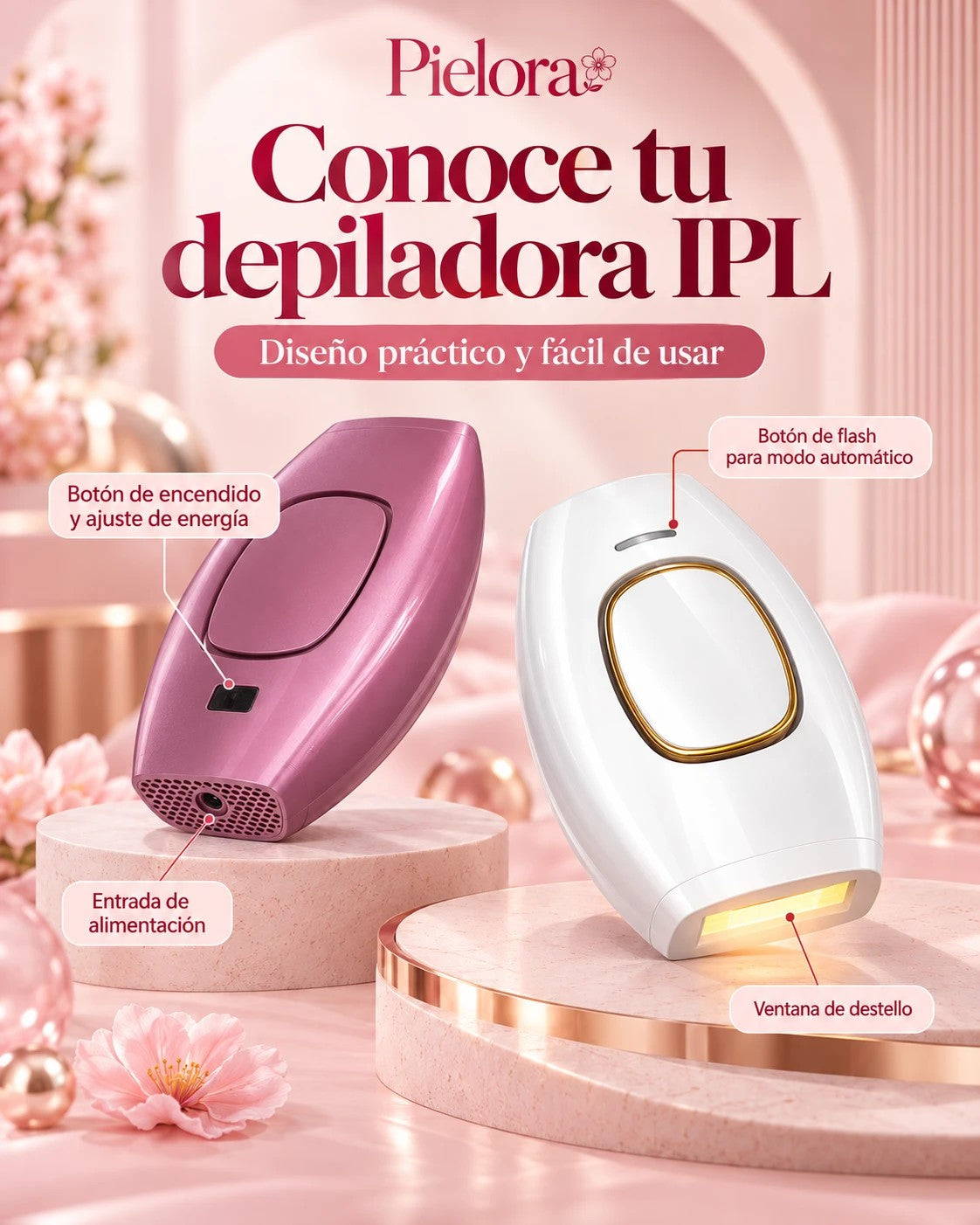 Conoce tu depiladora IPL