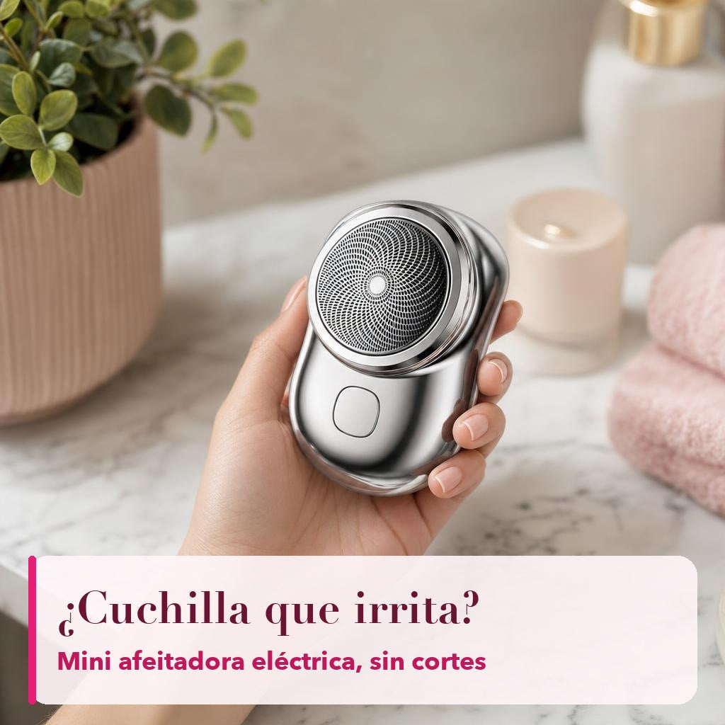 Mini afeitadora eléctrica portátil