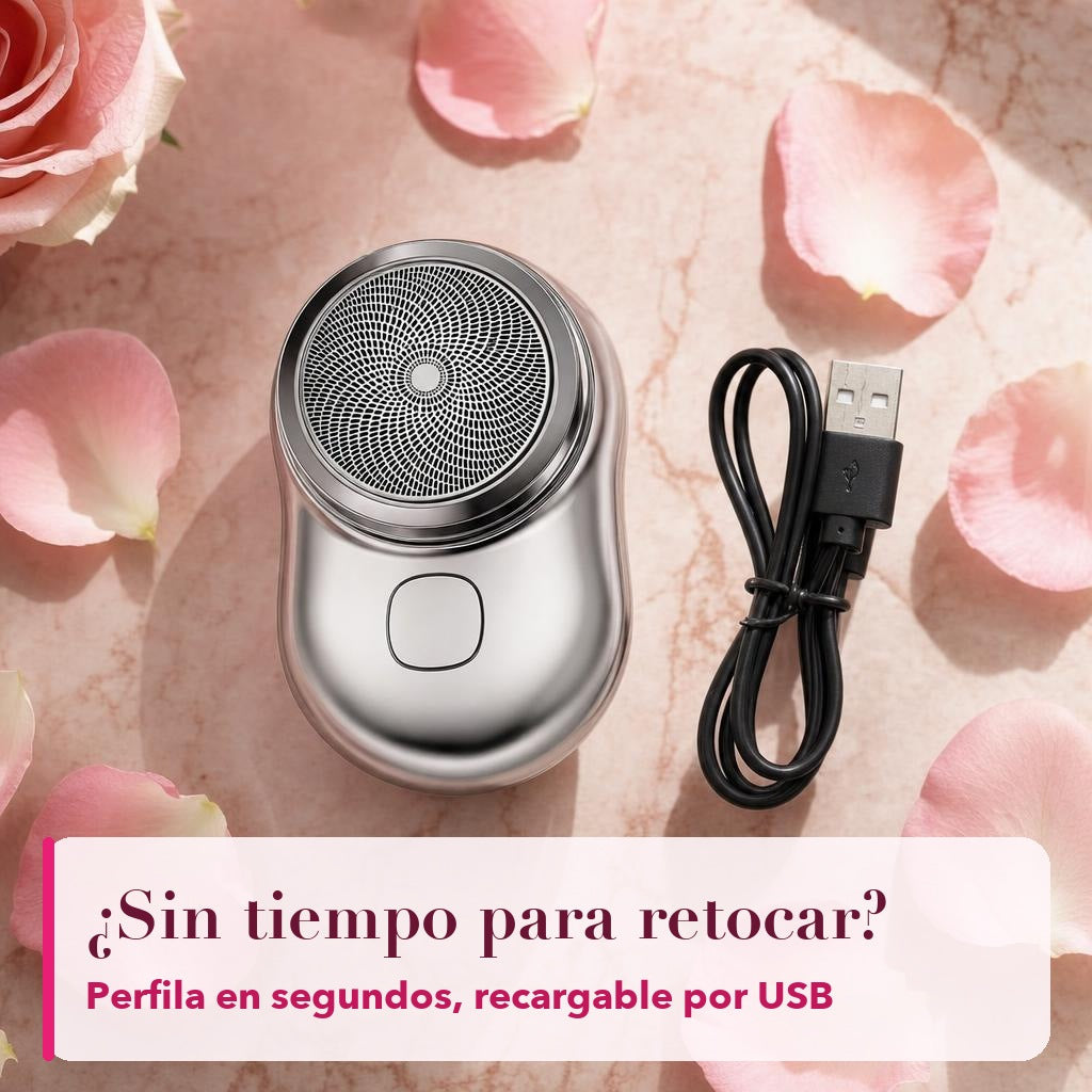 Mini afeitadora eléctrica portátil