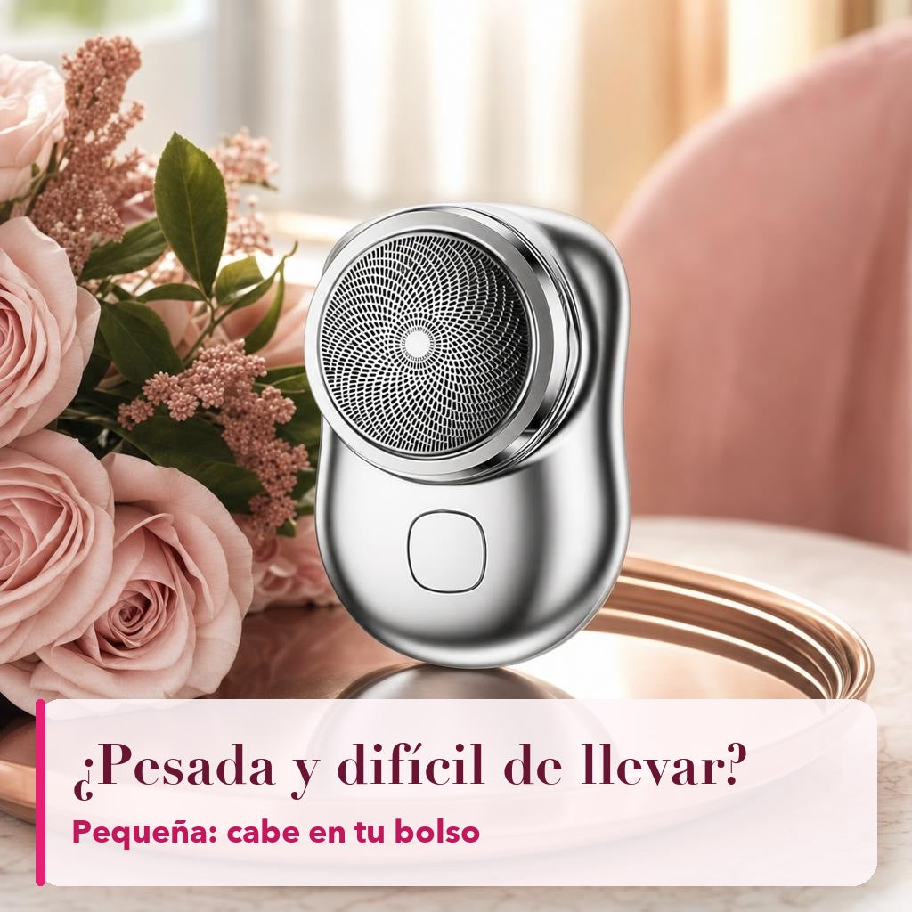 Mini afeitadora eléctrica portátil