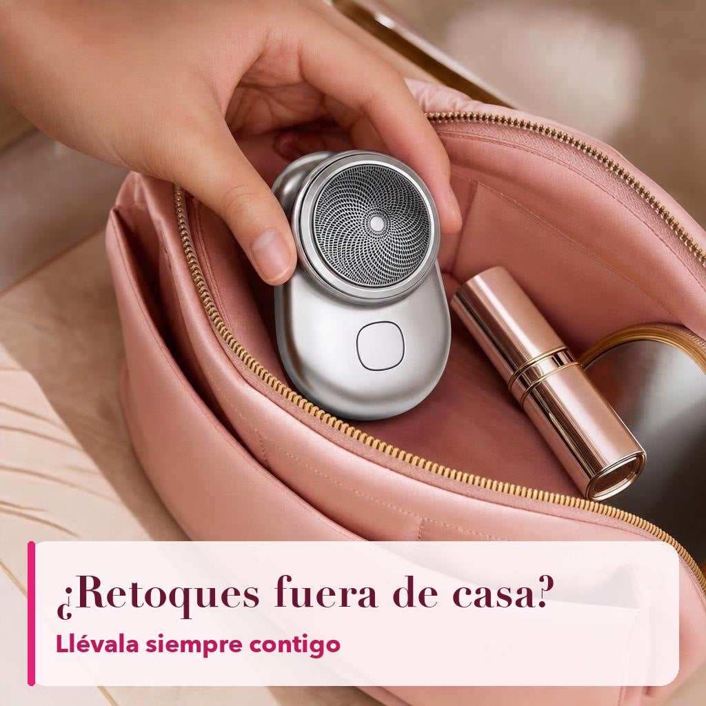 Mini afeitadora eléctrica portátil